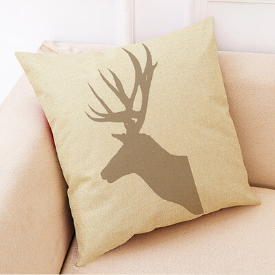 

〖Follure〗Christmas Home Decor Cushion Cover Graffi Style Throw Pillowcase Pillow Covers