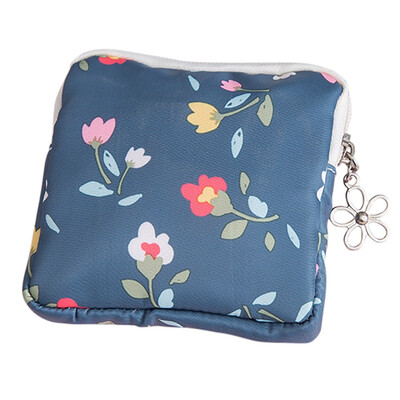 

Women Girl Zipper Portable Sanitary Napkin Holder Zipper Storage Pocket Small Convenience Bags Easy To Carry