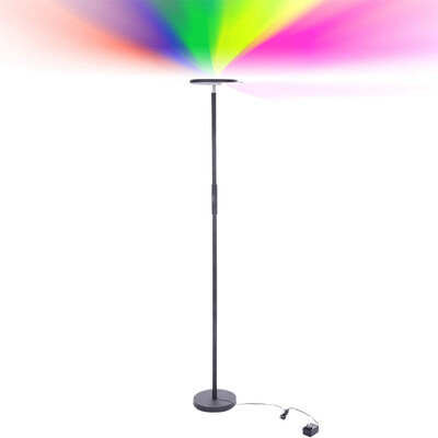 

Siaonvr RGB LED Floor Lamp Dimmable Light Remote control Via Android&IOS APP