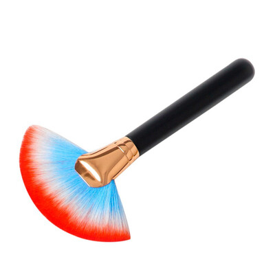 

1pcs Fan Shape Makeup Brushes Foundation Powder Blush Blusher Highlighter Contour Brush Cosmetic Brush Beauty Tools