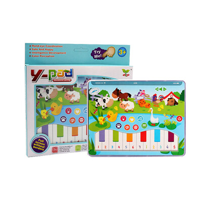 

Kids Farm Learning Pad Early Educational Learning Tablet Animal Multi-functional Piano Button Toys Baby Learning Machine