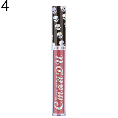 

CmaaDu Skull Glitter Waterproof Long Lasting Matte Lipstick Nude Lip Makeup
