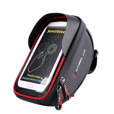 

Bike Cycling Front Frame Tube Handlebar Storage Bag Waterproof 6 Mobile Phone