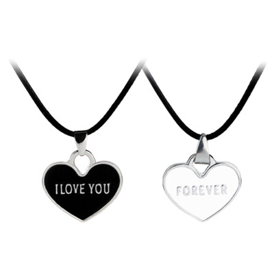 

Good Friend Necklace Heart Letters I Love You Pendant
