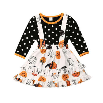 

New Baby Girls Kids Tops T-shirtSkirt Dress Halloween Outfits Clothes 2pcs Set