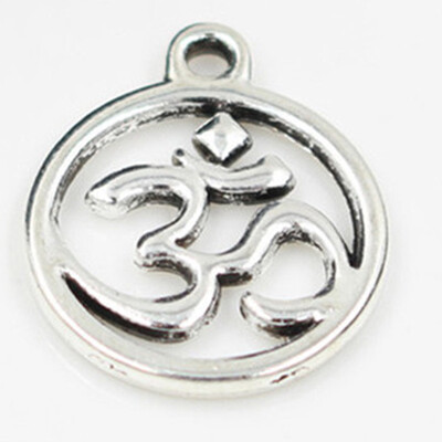 

Wholesale Tree Yoga Charm Jewelry Findings Antique Silver Charms DIY Making Pendant