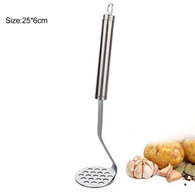 

Stainless Steel Pusher Purple Potato Masher Mashing Plate Smooth Mashed Potatoes Fruit Vegetable Tools Press Crusher For Kitchen
