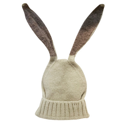 

Newborn Baby Boy Girl Hat 0-5T Cute New Autumn Winter Warm Kids Baby Rabbit Ear Design Cartoon Hats Cotton Hemming Caps