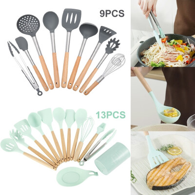 

913Pcs Nonstick Cookware Set Silicone Spatula Spoon Kitchen Utensils DIY Kitchen Cooking Tools