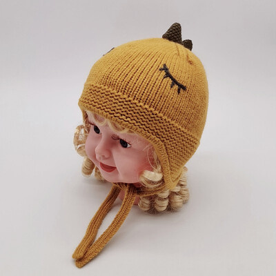 

Solid Print Hats For Girls Winter Baby Girls Boys Toddler Solid Print Hats Casual Caps Headwear