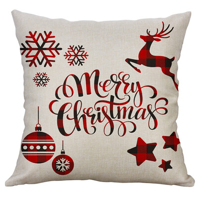 

〖Follure〗Christmas Sofa Bed Home Decor Pillow Case Cushion Cover