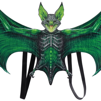 

2019 Halloween Bat Set Adult GreenRed