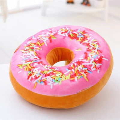 

Donut Plush Decorative Throw Pillow Stuffed Cushion Soft Toy Valentines Day Gift Seat Cushion for Home Office