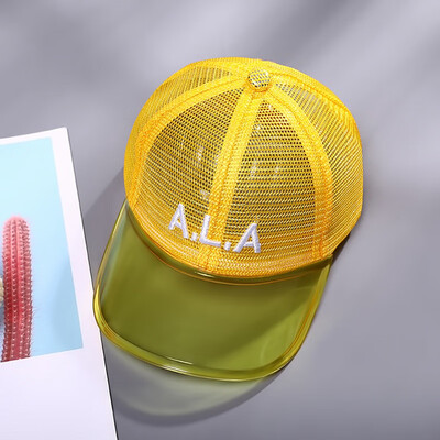 

Kids Hat Baby Girl Boy Cute Baseball Cap Breathable Letter Embroidery Pattern Transparent Visors Hats