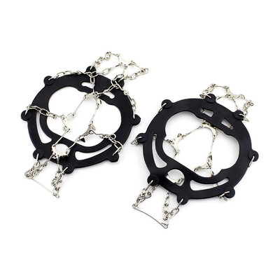 

1Pairs 11 Teeth Claws Flexible Safety Outdoor Crampons Climbing Gripper Snow Claw Non-slip Shoes Cover for Outdoor Camping Hiking