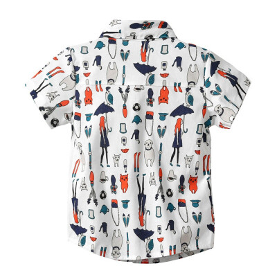 

Children Boys Shirts Summer Kids Baby Shirt For Boy Short Sleeve Tees Tops Child Printed Clothing Boys Clothes 1-6Y