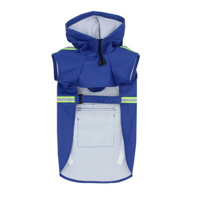 

Adjustable Dog Raincoat Waterproof Rain Jacket With Reflective Strip Poncho Pet Hoodies
