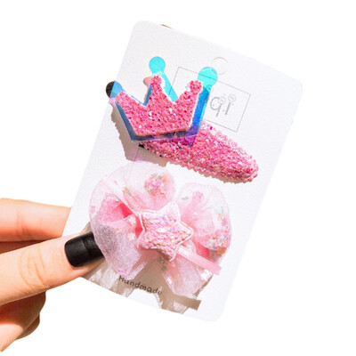 

Hair Pin Cute Childrens Hairpin Set Girl Hair Accessories Baby Girls Side Clip Cartoon All-inclusive Cloth Small Jewelry