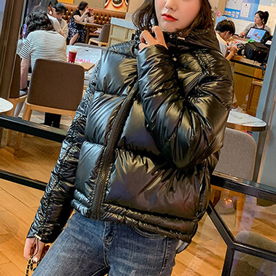 

Tailored Fashion Women Winter Warm Hooded Cotton Winter Jacket Solid Long-Sleeved Coat