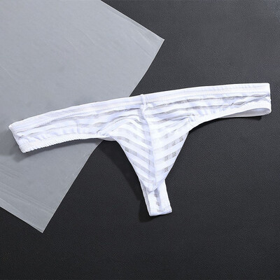 

Men Plus Size Underwear T Back Trunks Bikini Breathable Slim Fit Elastic Briefs