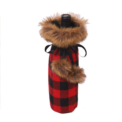 

Wine Bottle Bags For Christmas Festival Dinner Decorations