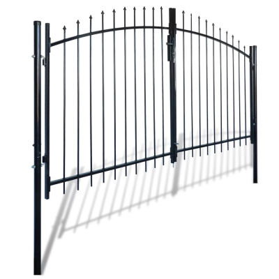 

Double Door Fence Gate with Spear Top 10 x 5