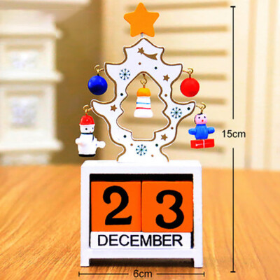 

Tailored Christmas Creative Gifts Wooden Calendar Decoration Decoration Mini Mini Wooden