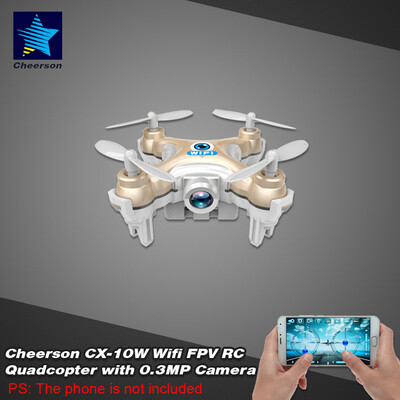 

Remote Control Toys CX-10W 4CH 6-Axis Gyro Wifi FPV RTF Mini RC Quadcopter for kids Z7A0PSBig Christmas Sale