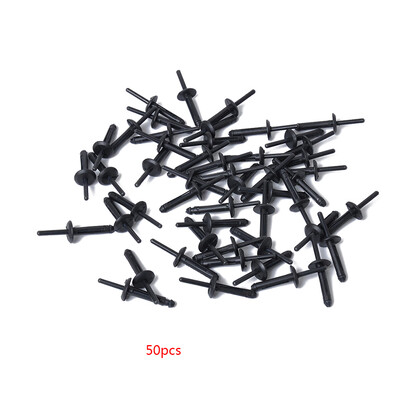 

50PCSSet Replacement for JeepFord Bumper Fender Fastener Rivets Plastic Car Interior Fixing Clips Black Plastic