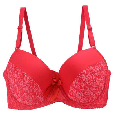 

Large Size Full Cup Underwire Bra Underwear Sweat-absorbent Breathable Adjustable Side Closure Bra