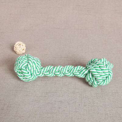 

Pet Dog Cotton Rope Chew Toy Pet Dog Molar Clean Teeth Toy Braided Bone Rope Chew Knot Toys