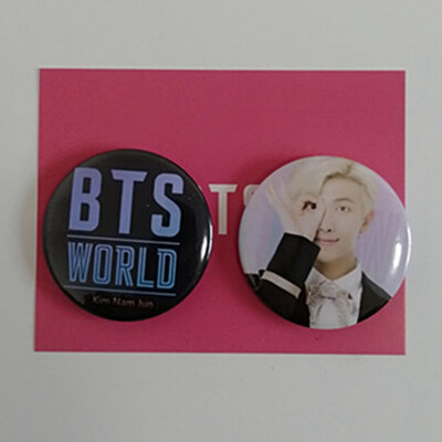 

CAR-TOBBY 2PCSSet Kpop BTS Creative Badge Pin Brooch