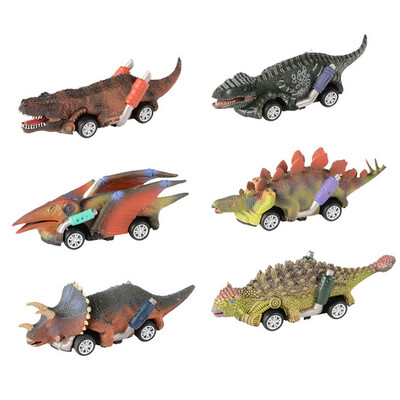 

Siaonvr Pull Back Dinosaur Cars Toys 6 Pack Dinosaur Roadster Party Favors Games Toy