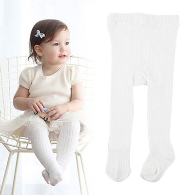 

0-4 years Tights White Thickened Children Kids Infant Baby Cotton Spring Stockings