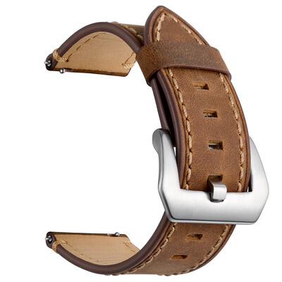 

〖Follure〗Leather Watch Band Wrist Straps Bracelet for Amazfit Stratos Watch 22S 22mm
