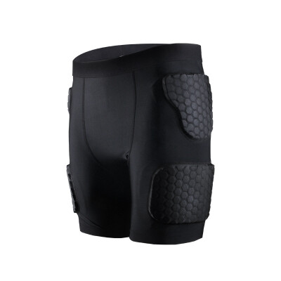 

Adult Men Padded Compression Shorts Hip And Thigh Protector For Football Paintball Basketball Ice Skating Soccer Hockey 2019