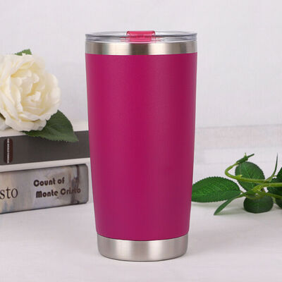 

Stainless Steel Double Wall Insulated Thermal Travel Coffee Mug Cup 20oz600ml