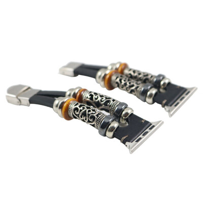 

〖Follure〗Replacement Leather Wristband Band Strap Bracelet For Apple Watch Series 4 44mm