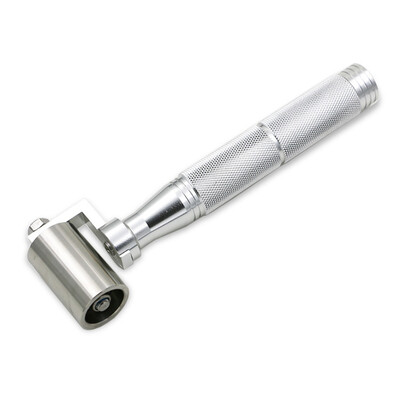 

Metal Hand Roller Stainless Steel Wallpaper Seam Flat Press Roller Home Decoration Seamed DIY Tool