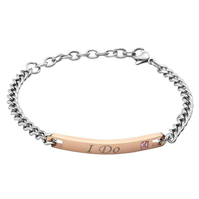 

Fashion His Queen Her King Stainless Steel Couple Bracelet His&Hers Matching Bracelets Unique Gift for Lovers Wedding Jewelry
