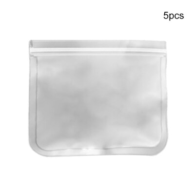 

Reusable Food Vegetable Fruit Freezer Self-adhesive Bag Storage Organizer Pouch