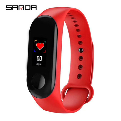 

Smart Bracelet M3 C Heart Rate Blood Pressure Monitor Pulse Wristband Fitness OLED Tracker Watch For Iphone Xiaomi PK mi band 3