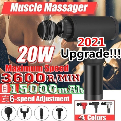 

2021 Newest Upgraded Version New Massage Gun Sports Recovery Fascia Gun Fitness Exercise Muscle Pain Relief Massager