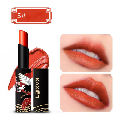 

Chinese Style palace lipstick Matte Waterproof Lipstick Sexy Red Brown Makeup Wateproof Profissional Lipstick