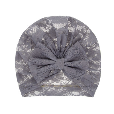 

Soft Baby Turban Newborn Baby Bow Lace Floral Pattern Girls Sleep Caps Baby Hat Baby Girls Hats Elastic Cap