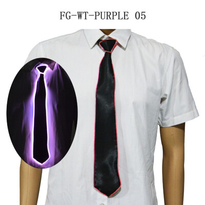 

New Hot 5 Color Design Light EL Tie Light Up LED Tie Glowing Party Decoration For DJ Bar Club Cosplay Show Halloween