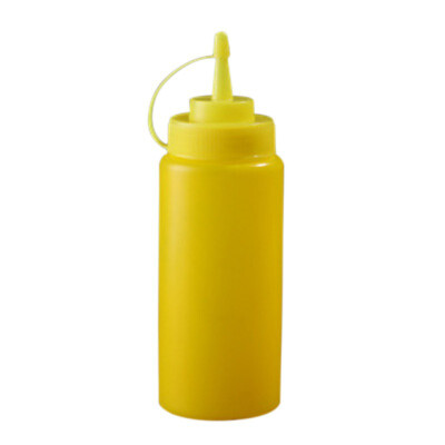 

650 ML Plastic Portable Sauce Bottle Oil Pot Household Jam Tomato Sauce Salad Dressing squeeze Red Bottle Kitchen Supplies