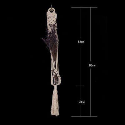 

Hanging Air Plant Holder Container Flower Bottle Wall Decor Macrame Plant Holder Wall Tapestry