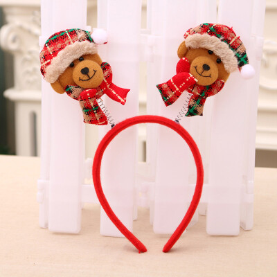 

Fashion Children Gift Cartoon Christmas Hairband Childrens Cute Headwear Hair Accessories