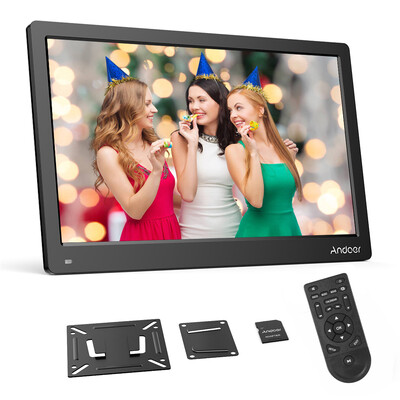 

Andoer 173 Inch Digital Photo Picture Frame FHD 19201080 IPS Screen Support CalendarClockMP3Photos1080P Video Player with 75